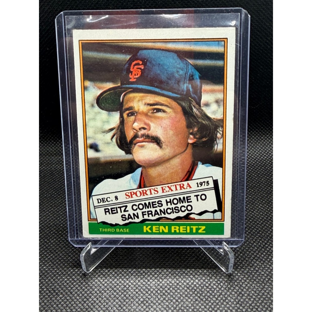 1976 Topps Ken Reitz Sports Extra #158T San Francisco Giants Baseball Card